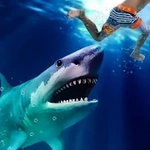 Hungry Man-Eater Shark Attack