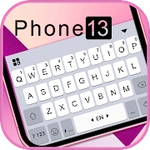 Phone 13 Pink Keyboard Background