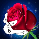 Rose Coloring Book - Juego de colorear por números
