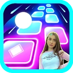Lady Diana Magic Tiles Hop Edm Rush