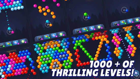 Bubble Shooter Legend Fun Game On Cell Phone 