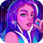Neon Coloring Book Offline, Paint by Number Games