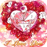 Heart Coloring Games Offline, Free Paint by Number