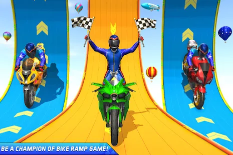 Baixar e jogar Crazy Bike Racing Stunt Game no PC com MuMu Player