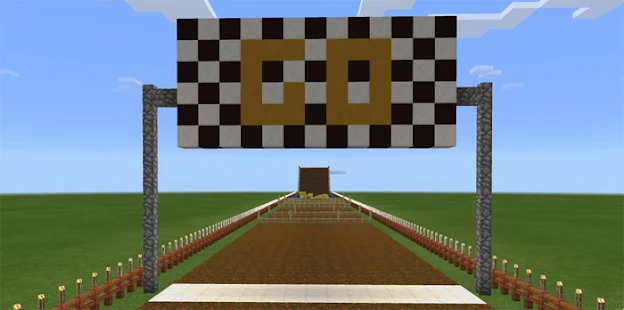 horse race track minecraft