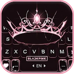Black Pink Tiara Fondo de teclado