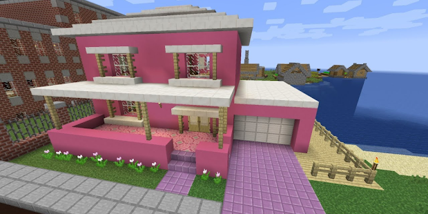 Download and play Pink house for minecraft on PC with MuMu Player