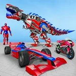 Flying Dino Robot Car Game 2021