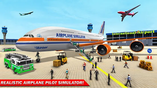 Baixar e jogar Plane Pilot Simulator 3D: jogos de aviões no PC com MuMu  Player