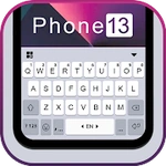 Phone 13 Midnight Keyboard Background