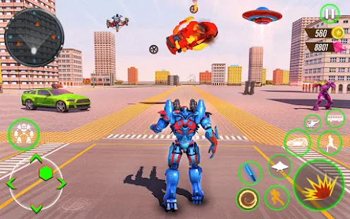 Download and play Bus Robot Car War - Robot Game on PC with MuMu Player