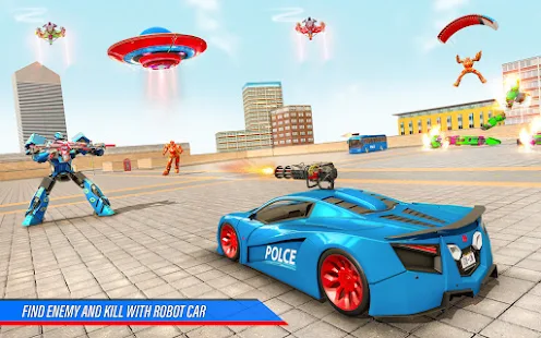 Baixar e jogar Jogo de carro robô borboleta no PC com MuMu Player