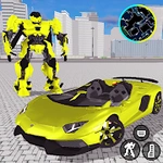 Car Robot Transform Futuristic Supercar