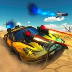 Monster Car Shooting Race Game: Metal Ramp Madness