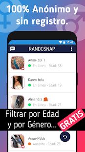 Descargar RandoSnap Chat Anonimo Conocer Gente Nueva en