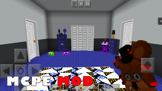 Five Nights at Freddy's 4 MOD UPDATE in Minecraft PE 