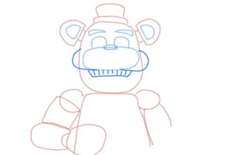 Como Desenhar a Chica do Jogo Five Nights at Freddy's - FNAF - Desenho  Passo a Passo 