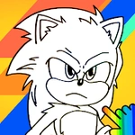 Magic Coloring Sonik Blue Hedgehog 3