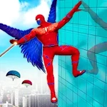 Flying Superhero Rescue Mission: 3D Fighting Games