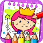Princesas - Libro de Colorear y Juegos