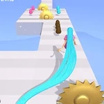 Hair Challenge Runner Long Girl Hair Rush 3d