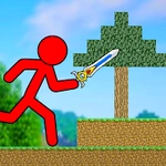 Red Stickman - Animation Parkour Fighter