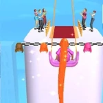 Hair Challenge Blob Runner - Queen Rush Run Race