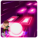 BEN 10 Alien Hero Theme Dance Tiles Hop