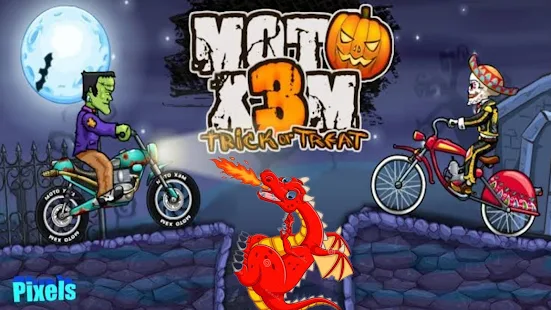 Moto X3M Spooky Land Games