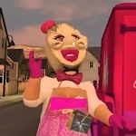 Pink Scary Ice Scream House