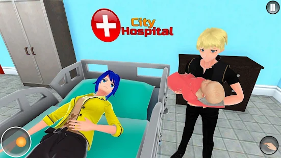 meu jogo de simulador de mãe grávida de anime - Um novo jogo grátis de  simulador de babá e cuidados com a mãe para crianças::Appstore  for Android