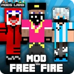 Mod FreeFire Skins For Minecraft PE