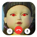 Scary Doll Squid Game Fake Chat And Video Call