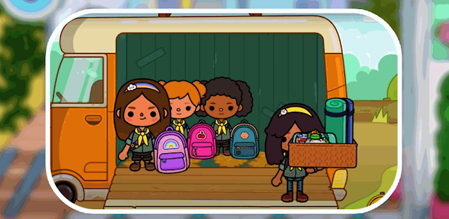 Download Happy Toca boca School Life android on PC