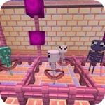 Kawaii World mods for minecraft - pink craft