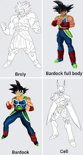 como desenhar personagens do dragon ball