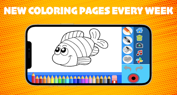 Baixar e jogar Bini Jogo de desenhar! Jogos colorir para crianças no PC com  MuMu Player