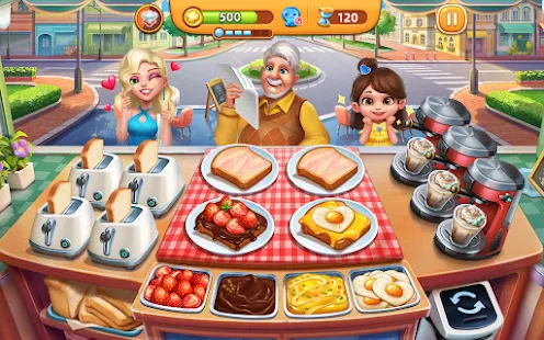 Baixe Jogos de Cozinha: Cooking Town no PC