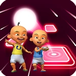 Upin Ipin Tiles Hop Music Game