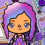 purple Toca Boca Life World Advice