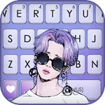 Purple Kpop Star 主題鍵盤