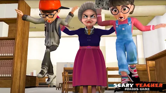 O JOGO DA PROFESSORA DO MAL! Scary Teacher 3D! 