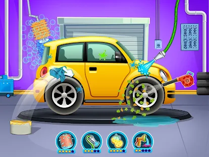 Play Kids Car Wash Service Auto Workshop Garage