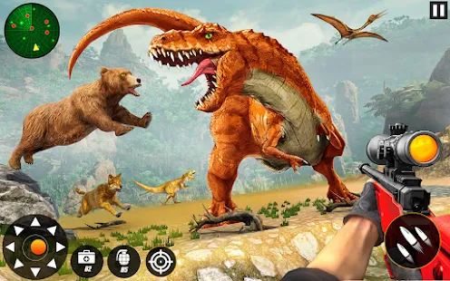 Baixar e jogar Real Dino Hunter: Dino Game 3d no PC com MuMu Player