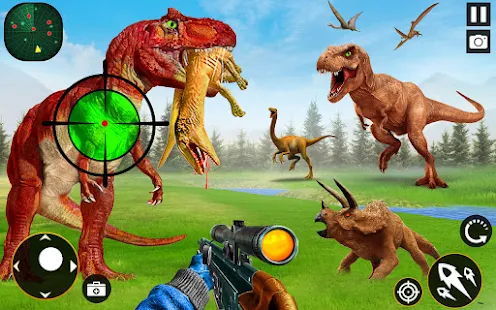 Baixar e jogar Real Dino Hunter: Dino Game 3d no PC com MuMu Player