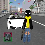 Stickman Spider Hero Gangstar Crime