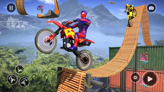 Baixar e jogar Crazy Bike Racing Stunt Game no PC com MuMu Player