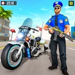 警察摩托自行車追逐–模擬器遊戲