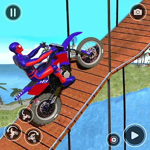 Baixar e jogar Sujeira Bicicleta Façanha Jogos Moto Bicicleta no PC com  MuMu Player