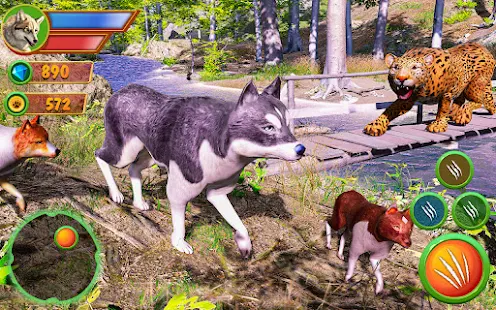 Tải và trải nghiệm Giả lập gia đình sói Bắc Cực ảo: Trò chơi động vật trên  PC với MuMu Player